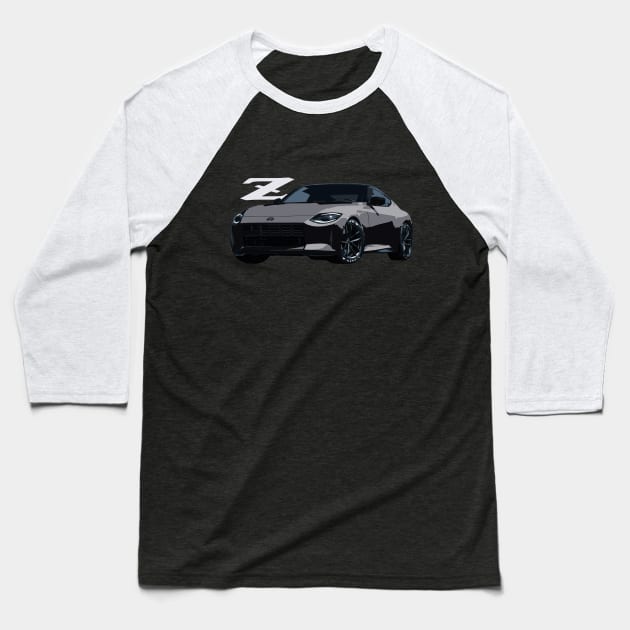 nissan z proto black Baseball T-Shirt by cowtown_cowboy